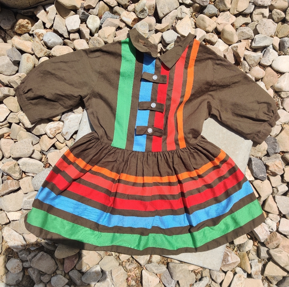 Vintage 1970's Children's Dress